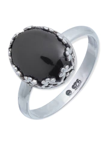 mantraroma 925er Silber - Ringe mit Onyx