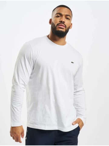 Lacoste Lacoste Herren Lacoste Jersey Sport Longsleeve in blanc