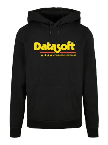 F4NT4STIC Basic Hoodie Retro Gaming Datasoft Logo gelb in schwarz