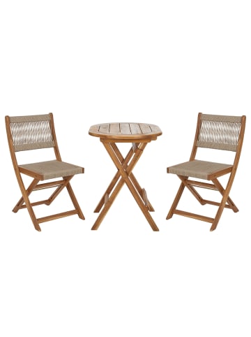 Butlers Gartenmöbel-Set BOHO GARDEN 3-tlg. in Beige