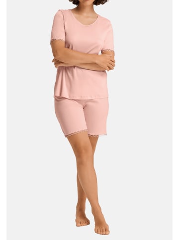 Hanro Schlafanzug Anouk in Pink blaze