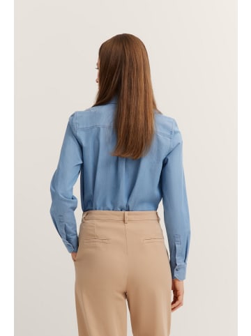 Bugatti Hemdbluse Langarm in 320-hellblau