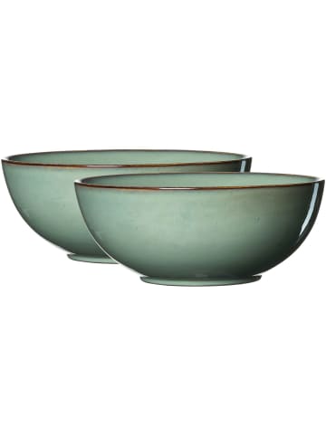 Ritzenhoff & Breker 2er Set Servierschalen Alicante in ø 25 cm in Grün