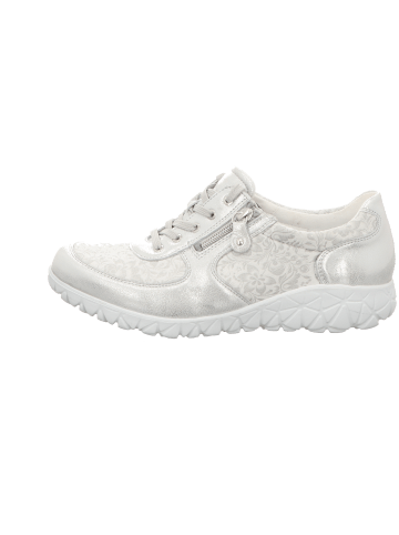 WALDLÄUFER Schnürschuh bequem in silber