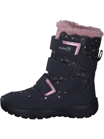 superfit Stiefeletten in Blau/Rosa