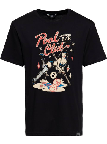 King Kerosin T-Shirt "Pool Club" in Schwarz