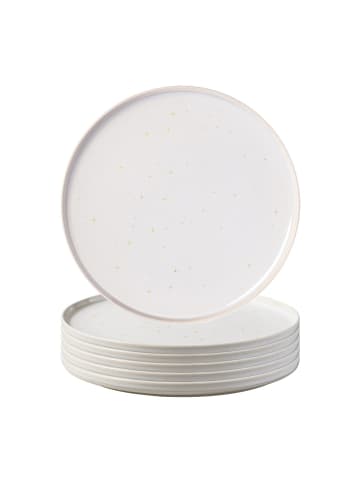 like. by Villeroy & Boch 6er Set Speiseteller Winter Glow in ø 27,3 cm in beige