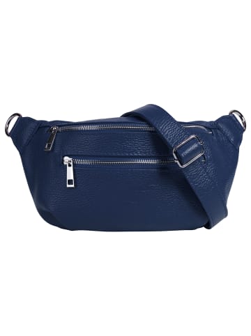 Samantha Look Gürteltasche echt Leder in blau