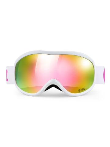 YEAZ STEEZE Ski- und Snowboard-Brille pink/weiss in weiß