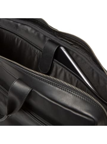 Pride and Soul Mover Aktentasche Leder 37 cm Laptopfach schwarz