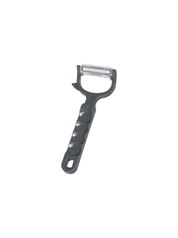 Michelino Querschäler mit ergonomischem Griff - Kunststoffgriff mit in Grau