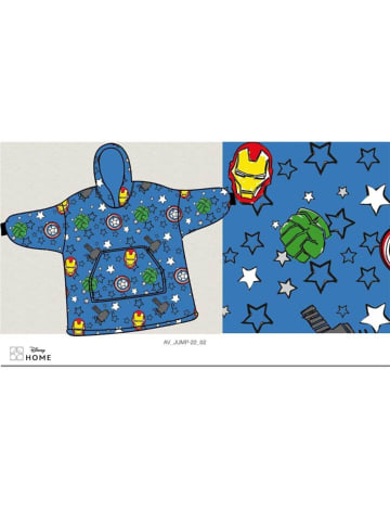 Avengers Avengers Warm Hoodie Decke – Ideal im Alter von 7 bis 14 Jahren in Blau