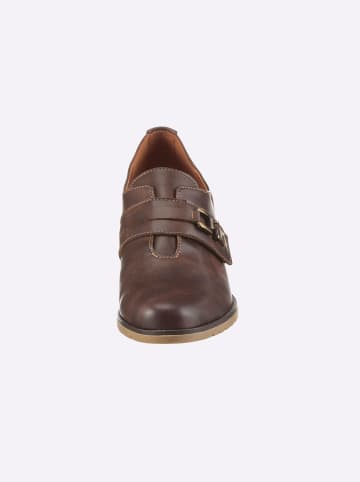 Heine Hochfrontpumps in braun