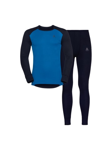 Odlo Active WARM Eco Skiunterwäsche-Set in Blau