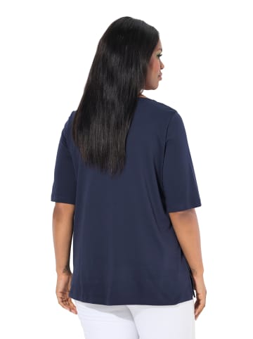 Ulla Popken Shirt in dunkles marine