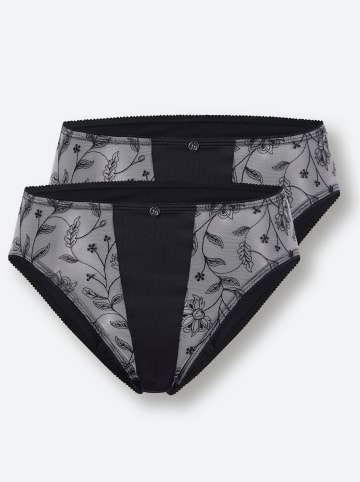 WITT WEIDEN Jazzpants in schwarz-elfenbein