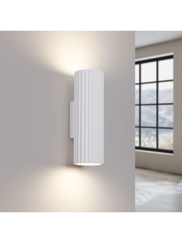 Licht-Erlebnisse Wandlampe (B)6.5 x (H)20 cm in WeißWeiß