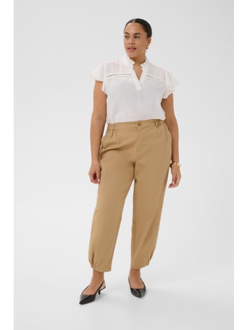 KAFFE curve Casual Hose KCvicky Loose fit in Toasted Coconut