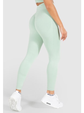 SMILODOX Leggings Amaze Scrunch Pro in Grün Melange