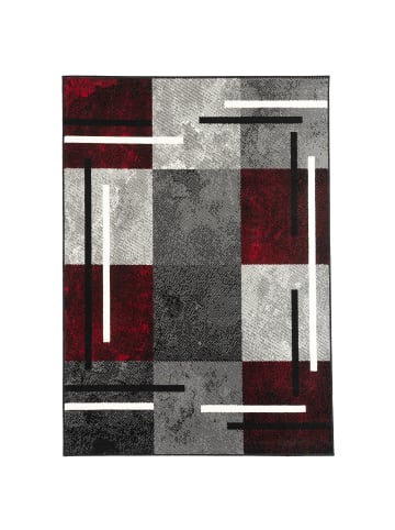 Pergamon Teppich Trendline Karo in schwarz