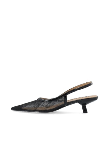 Bianco Kitten Heels in BlackLace