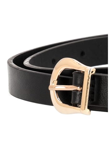 faina Damen Belt in Schwarz Gold