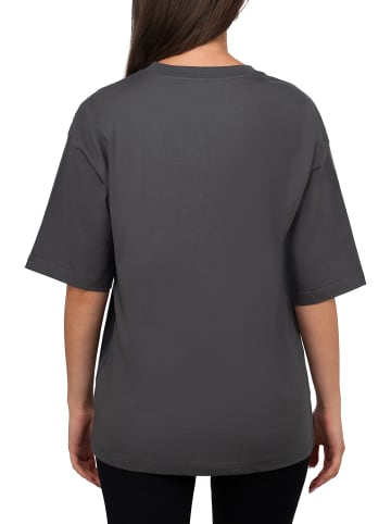 Reichstadt Damen Oversized T-Shirt in Dark Grey