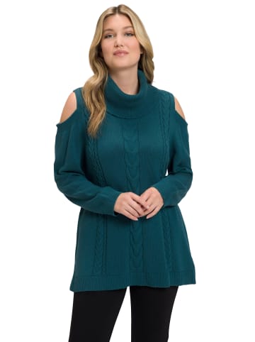 Ulla Popken Pullover in petrol