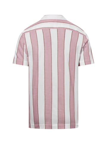 Lindbergh Freizeithemd in altrosa weiß - 0002