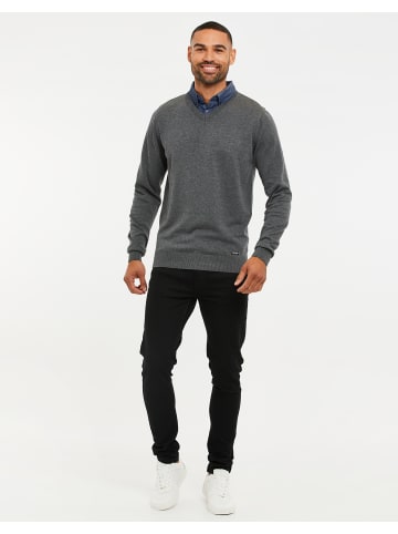 Threadbare Strickpullover THB Jumper Panda in Mid Grey Marl