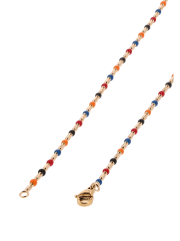 usha FESTIVAL Women Beads Necklace in Rose Gold Multicolor