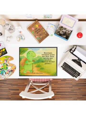 Mr. & Mrs. Panda tischauflage Schildkröte Wanderer Design mit Sp... in Weiß