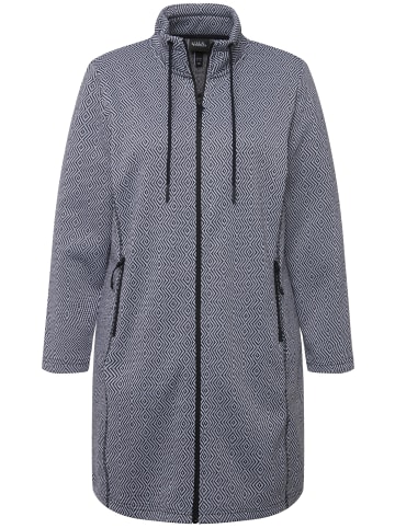 Ulla Popken Sweatjacke in marine