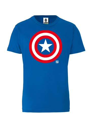 Logoshirt T-Shirt Marvel Comics in blau