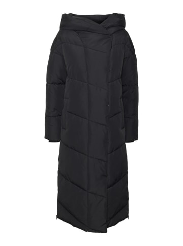 Noisy may Stepp Mantel Winter Jacke Lang Kapuze NMNEW in Schwarz