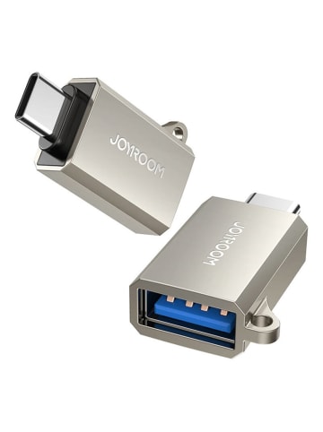 COFI 1453 OTG-Adapter USB-C (männlich) / USB-A (weiblich) bis zu 5 Gbit/s in Silber
