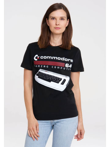 Logoshirt T-Shirt Commodore - Gaming Computer in schwarz