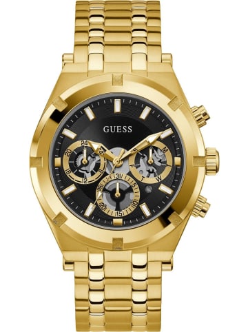 Guess Guess Herrenuhr Continental in gold