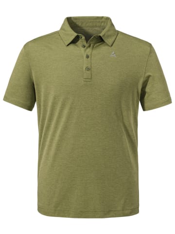 Schöffel Polo "CIRC Polo Shirt Tauron M" in solid olive