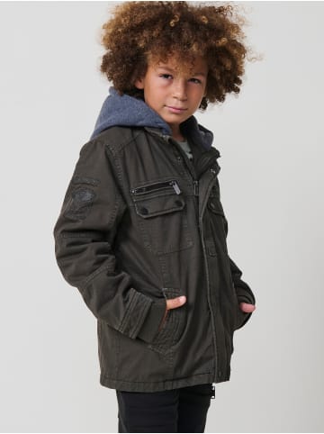 KOROSHI Baumwolljacke für Kinder in oliv
