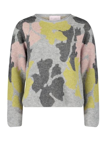 Betty Barclay Grobstrick-Pullover mit Jacquard in Patch Grey/Green