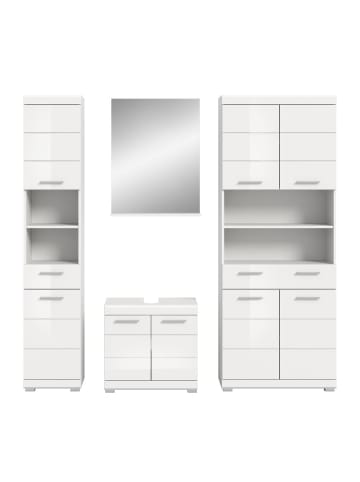 ebuy24 Weiß 186 x 34 cm