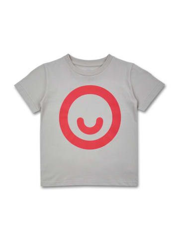 MANITOBER T-Shirt Smiley in Gray