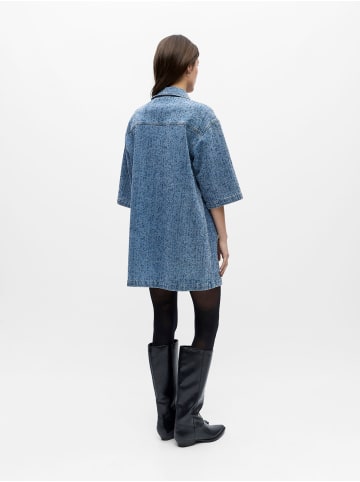 Object Midikleid in Light Blue Denim
