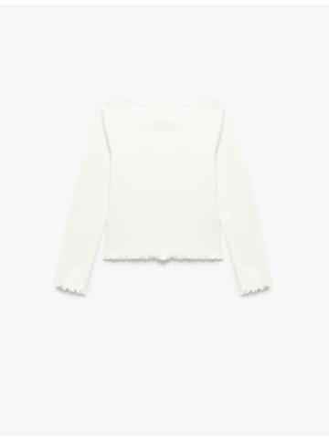 KOTON TSHIRT LS in Ekru