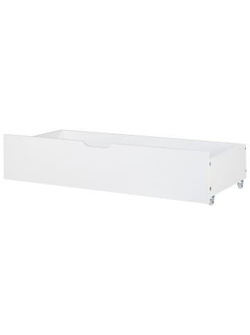 Beliani 2er-Set Doppelbett EPANEY in Weiß