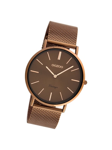 Oozoo Armbanduhr Oozoo Vintage Series rosegold mittel (ca. 40mm)