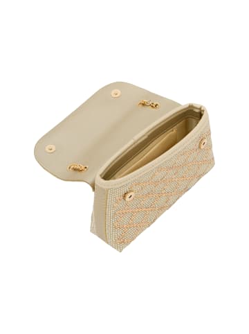 faina Women Flap Bag in Gold