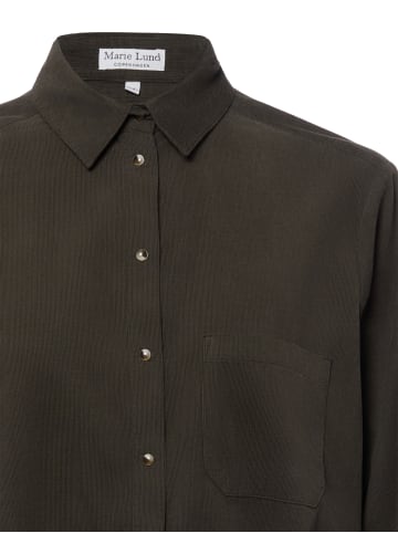 Marie Lund Cordbluse in schlamm - 0006