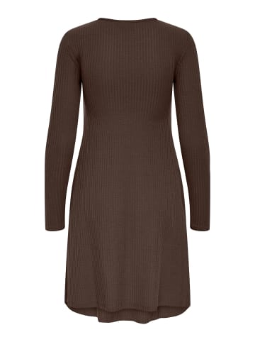 ONLY Kleid in Chocolate Brown